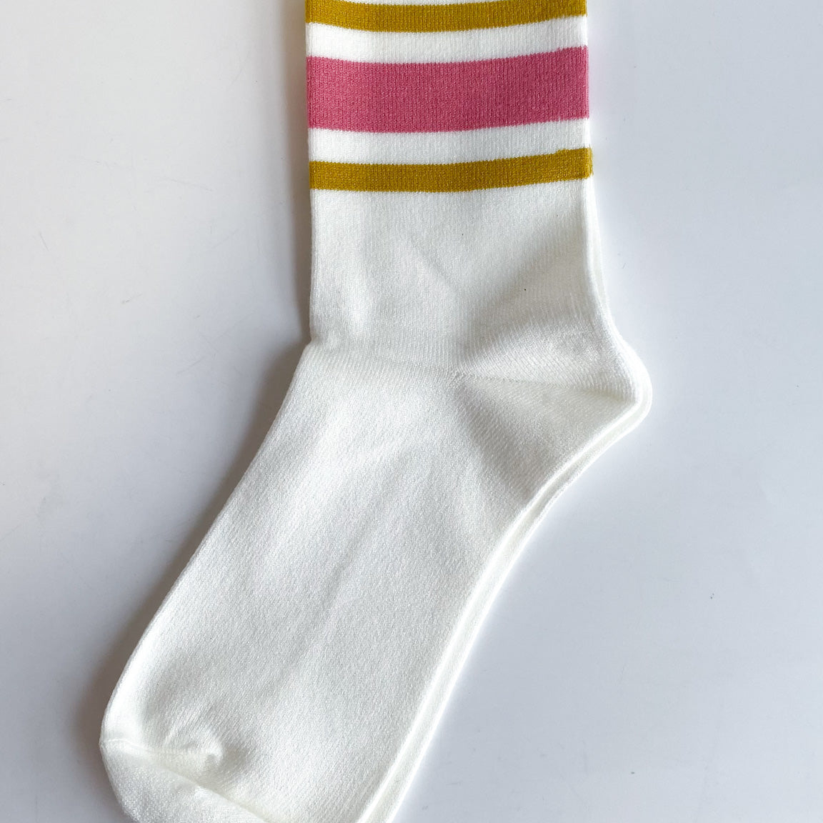 Sporty Stripe Crew Socks