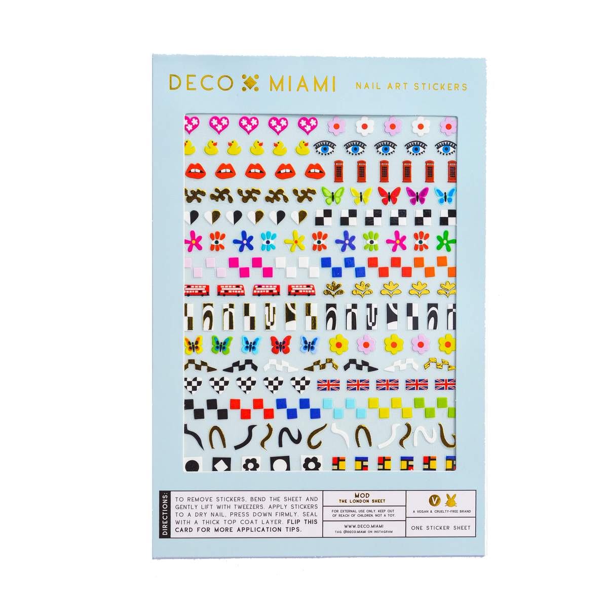 Nail Art Stickers Mod Lost Girls Vintage
