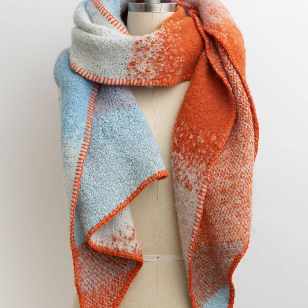 Sunset Ombre Blanket Scarf