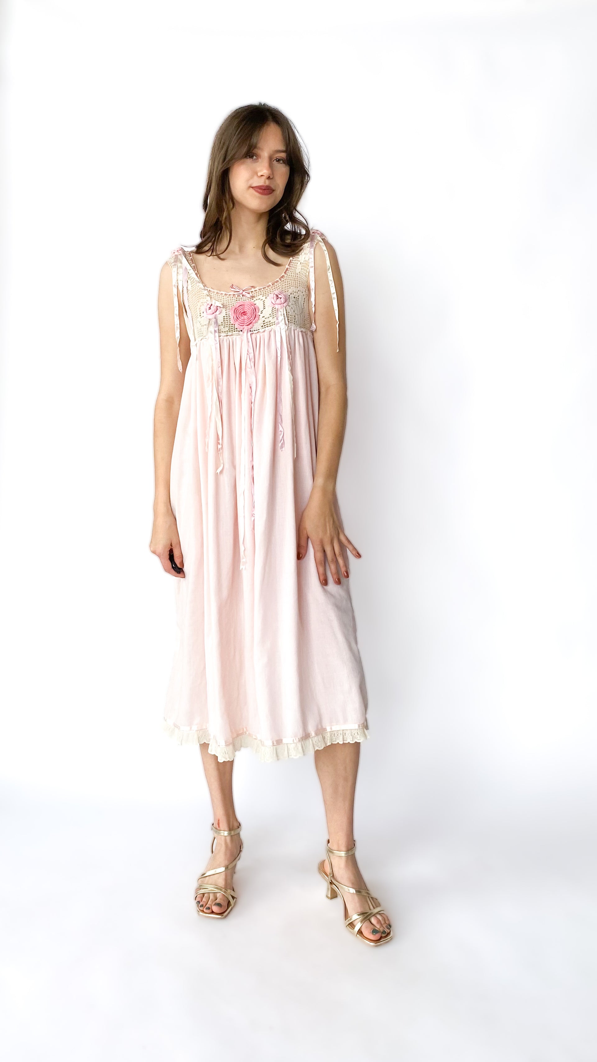 vintage pink babydoll dress Smak Parlour Hot Pink Glitter Hearts Love Interest Babydoll Dress XL/14-16