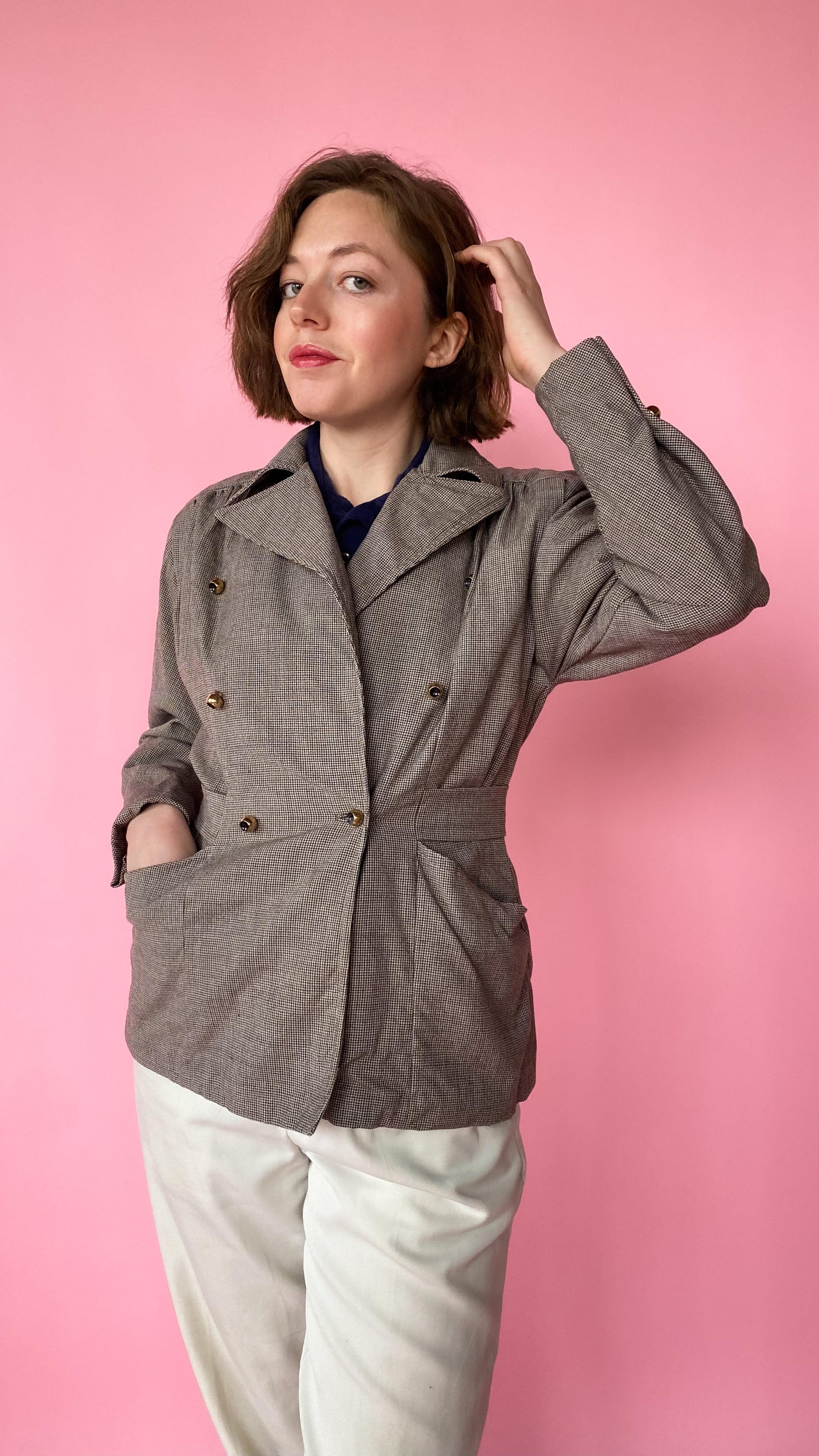 Girls tweed blazer deals
