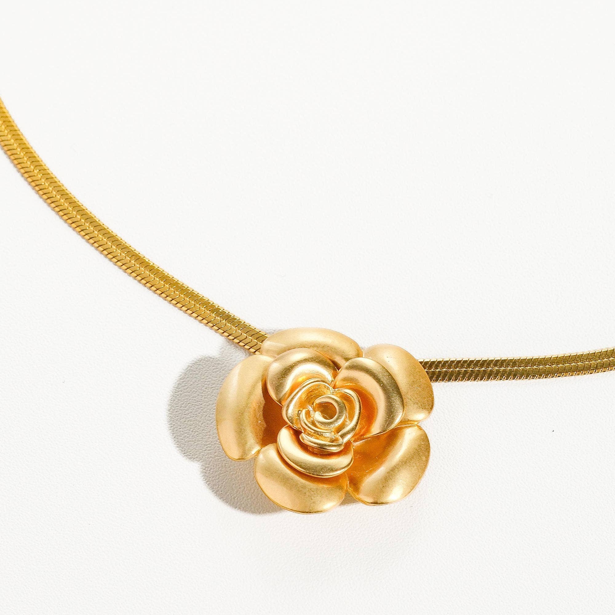 Camellia Floral Necklace