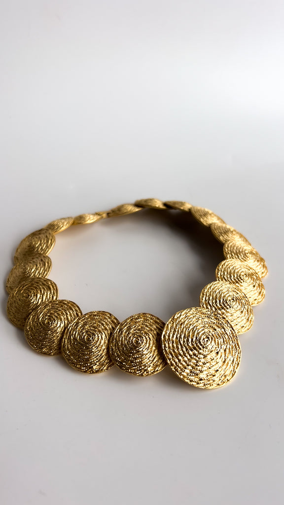 Vintage Gold Sunset Necklace