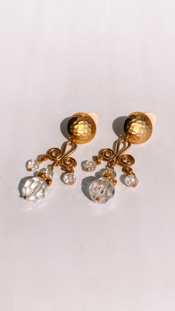 Vintage Ornate Chandelier Earrings