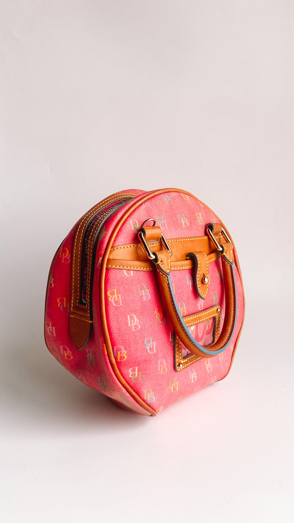 Y2K Dooney & Bourke Pink Canteen Circle Bag