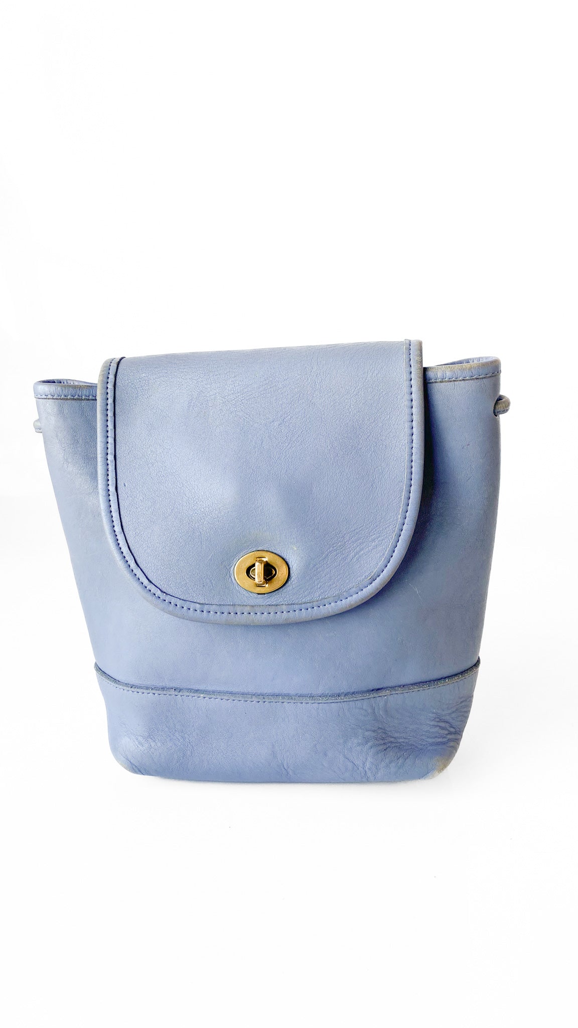 1990s Coach Daypack in Powder Blue