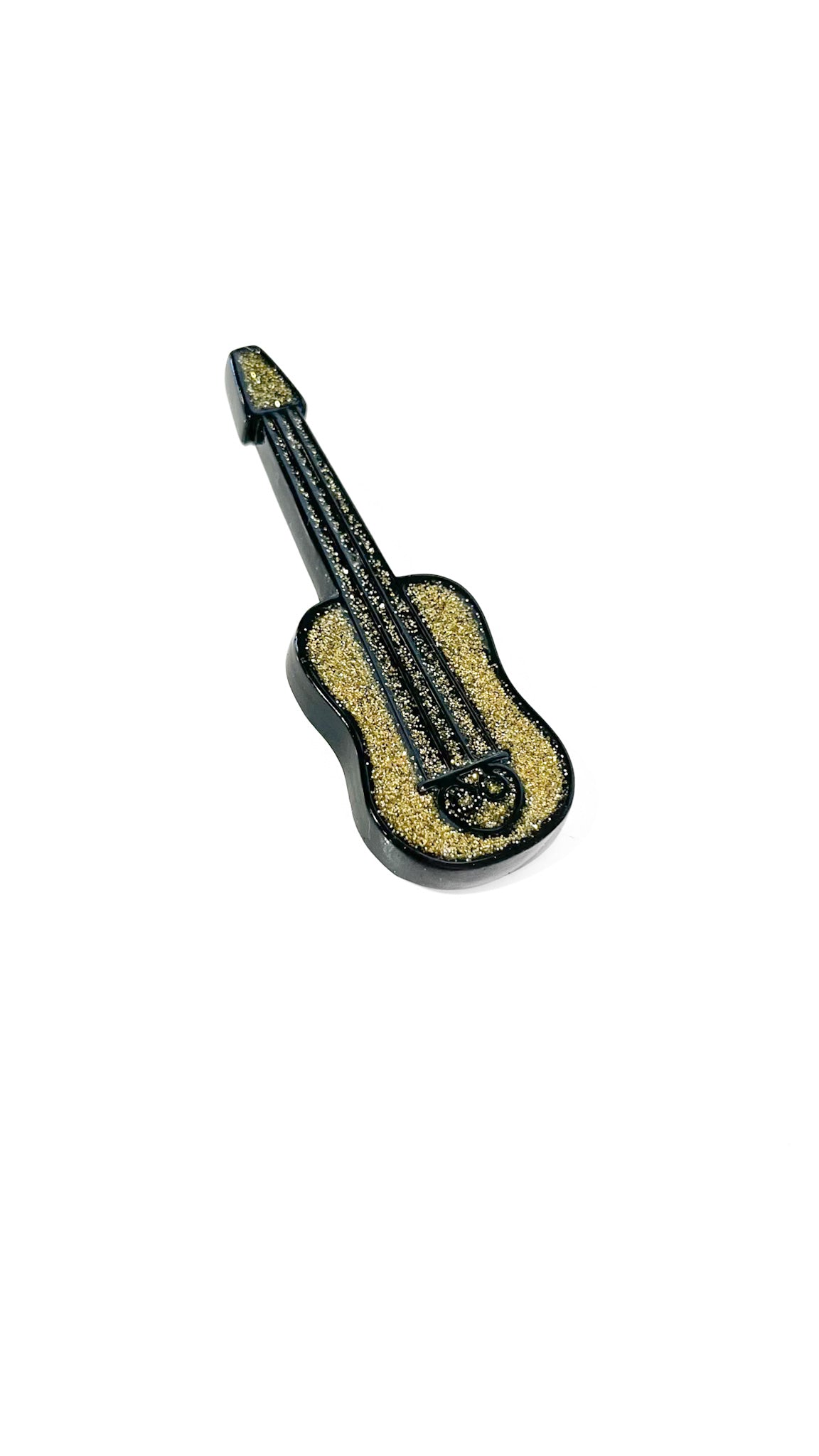 Vintage Guitar Brouch high quality