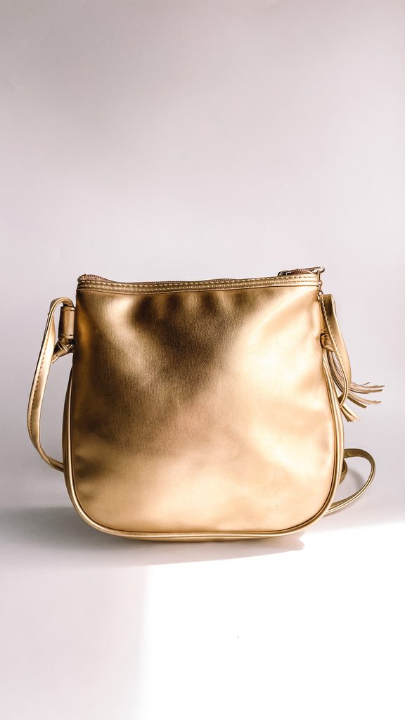 1990s Gold Tassel Bag