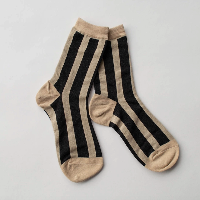 Glitter Stripe Socks