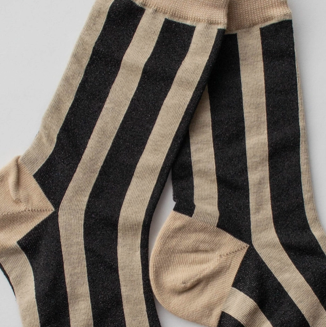 Glitter Stripe Socks