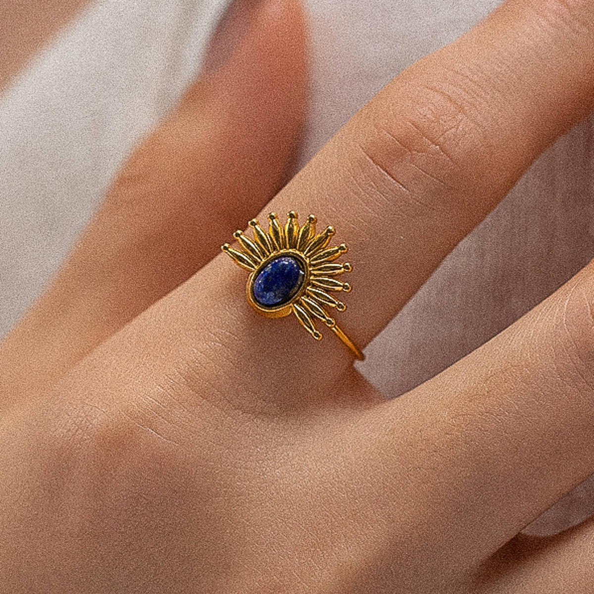 Fabienne Sun Stone Ring – Lost Girls Vintage