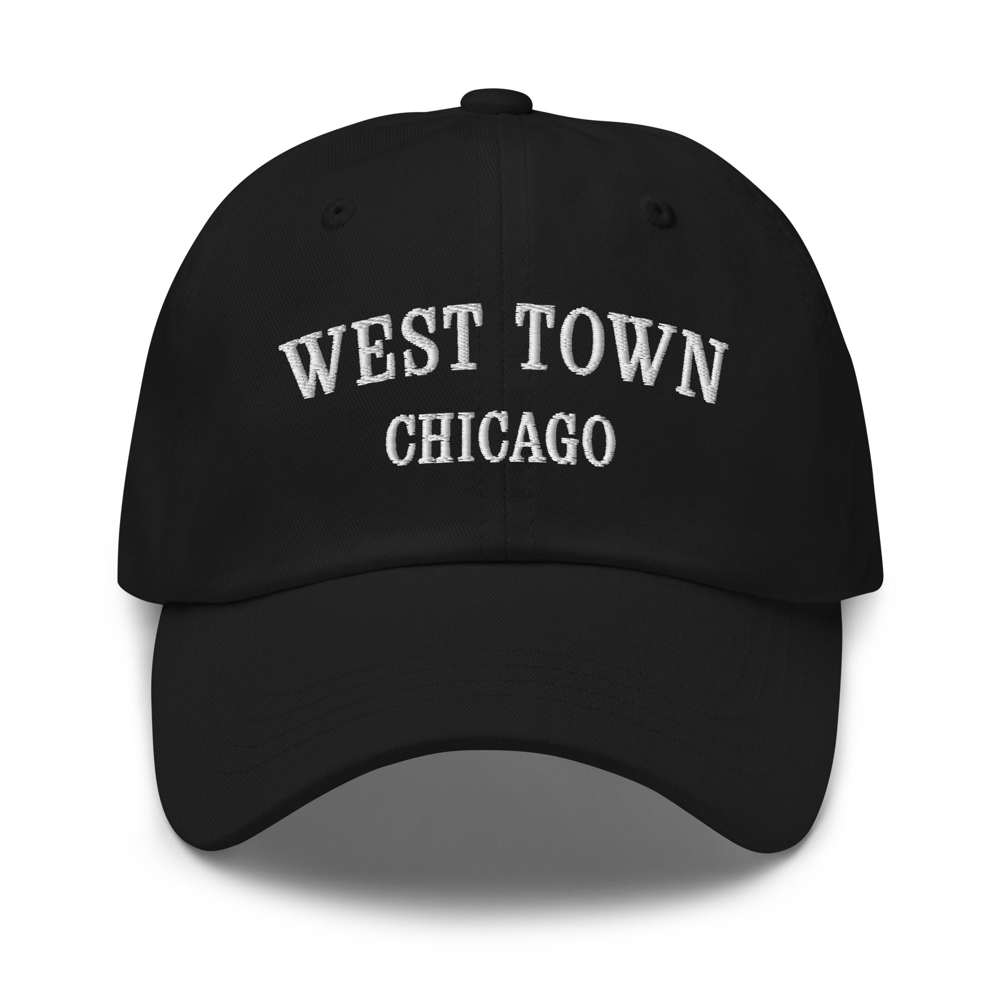 West Town Chicago Dad Hat - White Stitching