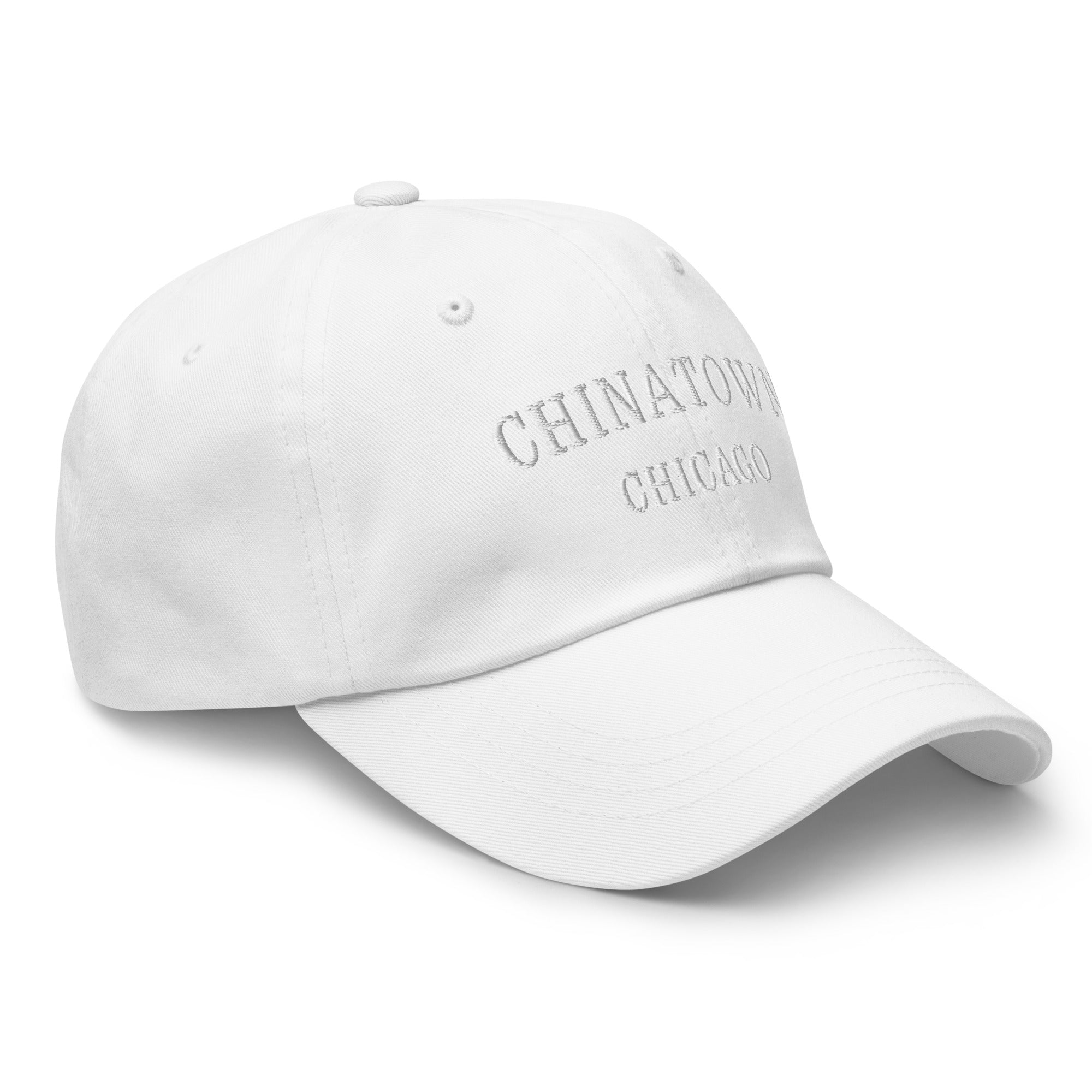 Chinatown Chicago Dad Hat - White Stitching
