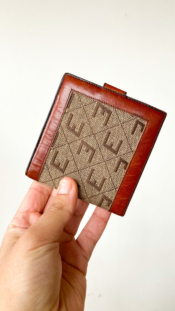 Vintage Italian Leather "E" Wallet