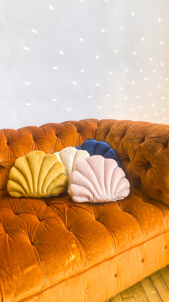 Velvet Shell Pillows