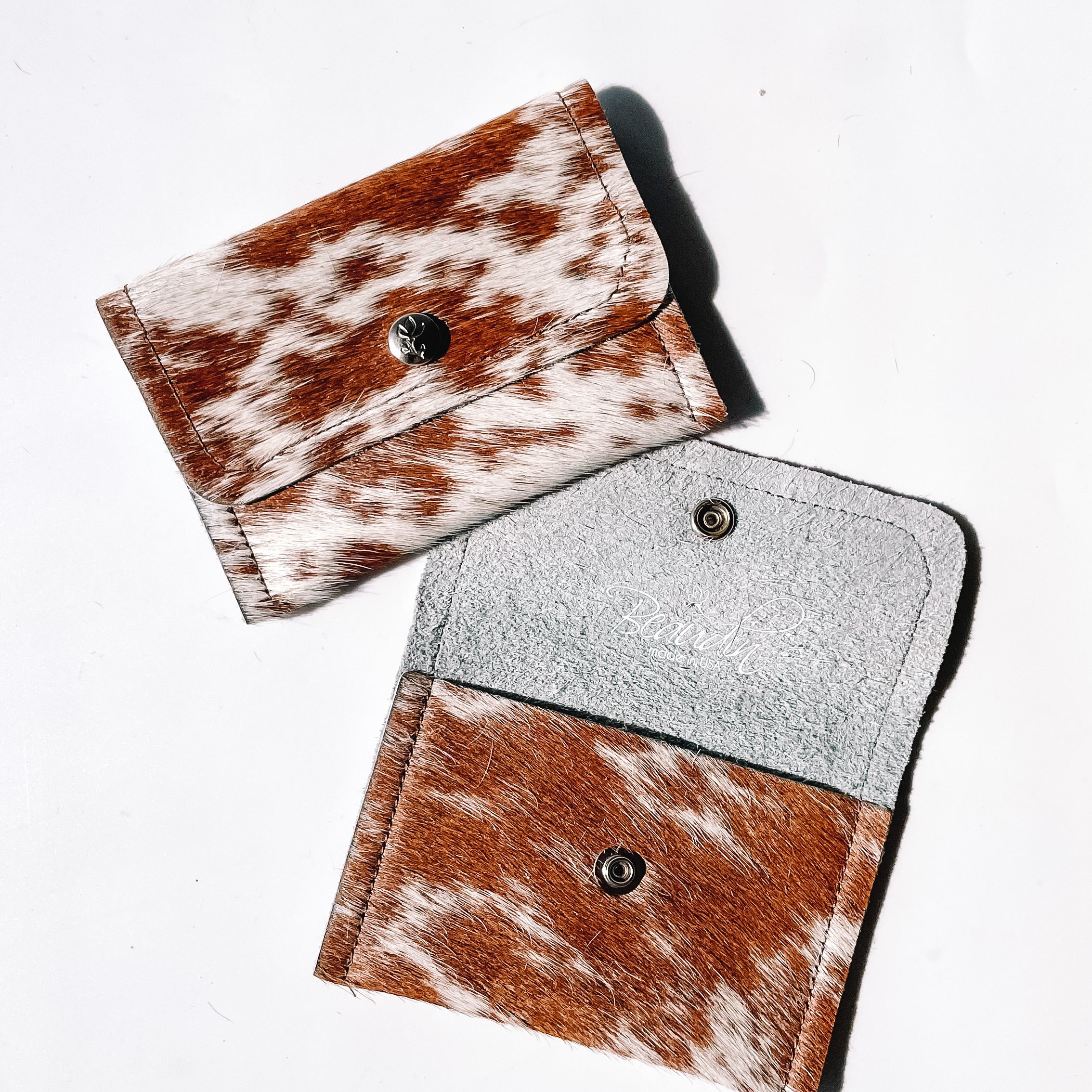 Small Cowhide & Leather Wallet