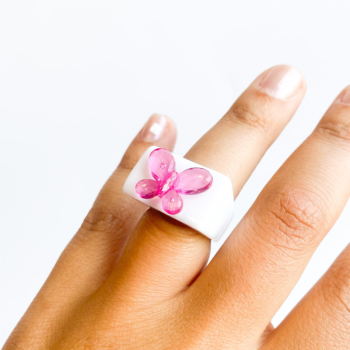 Butterfly Acrylic Ring