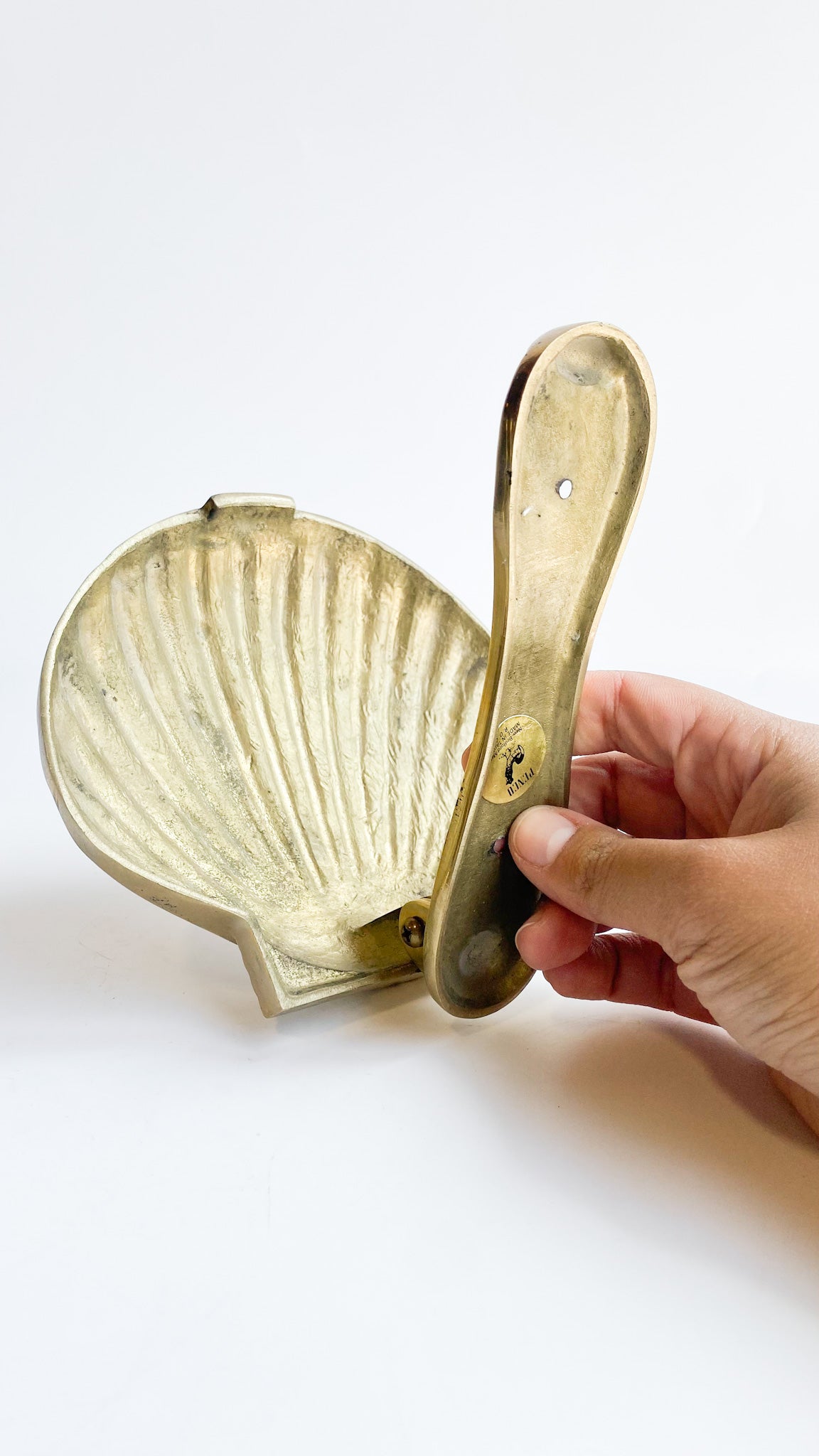 Vintage Brass Shell Door Knocker – Lost Girls Vintage