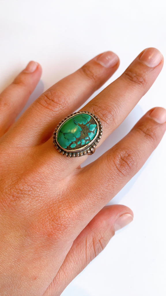 Vintage Sterling and Turquoise rings