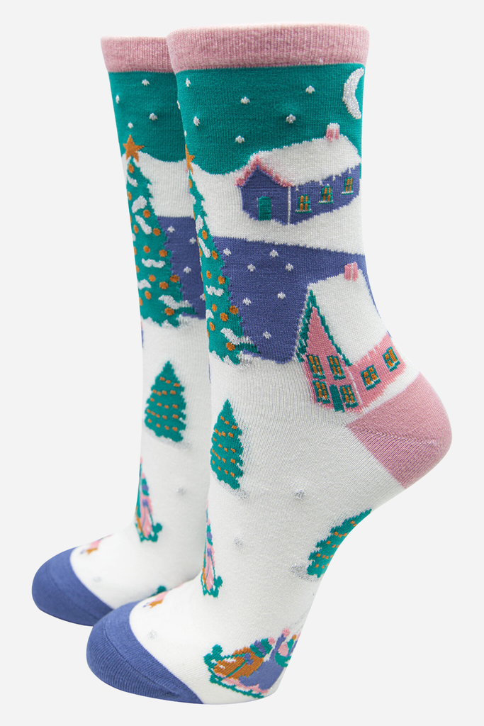 Winter Village Socks